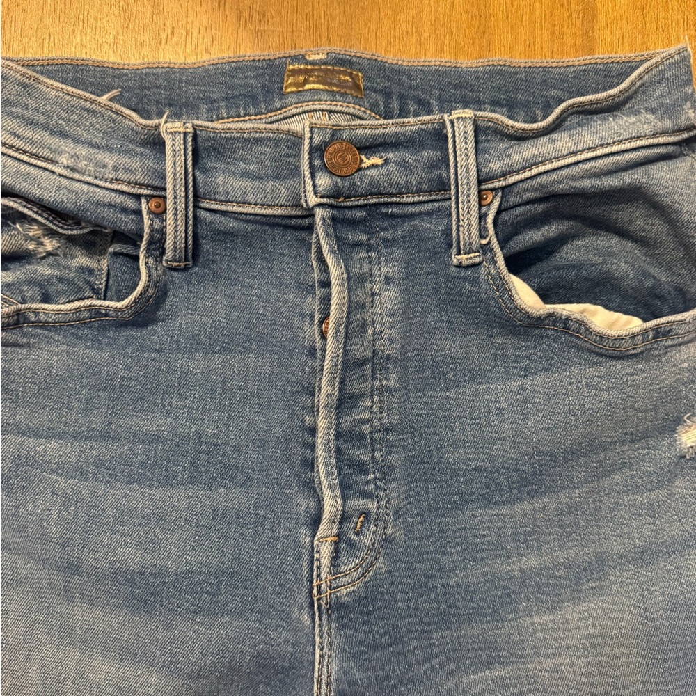 The Tripper High Rise Ankle Fray Flare Jeans in Play Like a Pirate